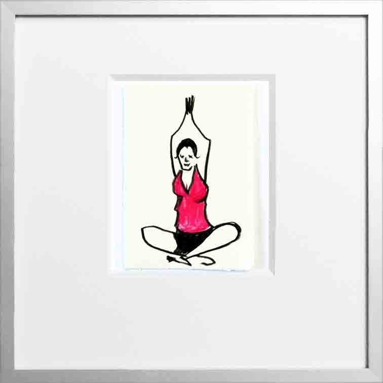 #Art #FineArt #Herz #Kunst #Acryl #Aquarell #Yoga #Frau