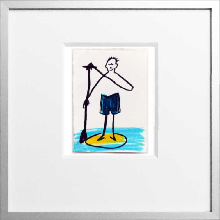 #Art #FineArt #Herz #Kunst #Acryl #Aquarell #Mann #Standup